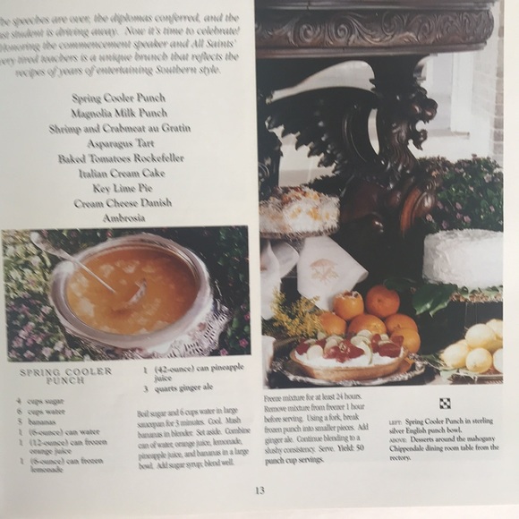 Ambrosia Cookbook Vicksburg Mississippi Southern Recipes Junior Auxiliary - Picture 6 of 8